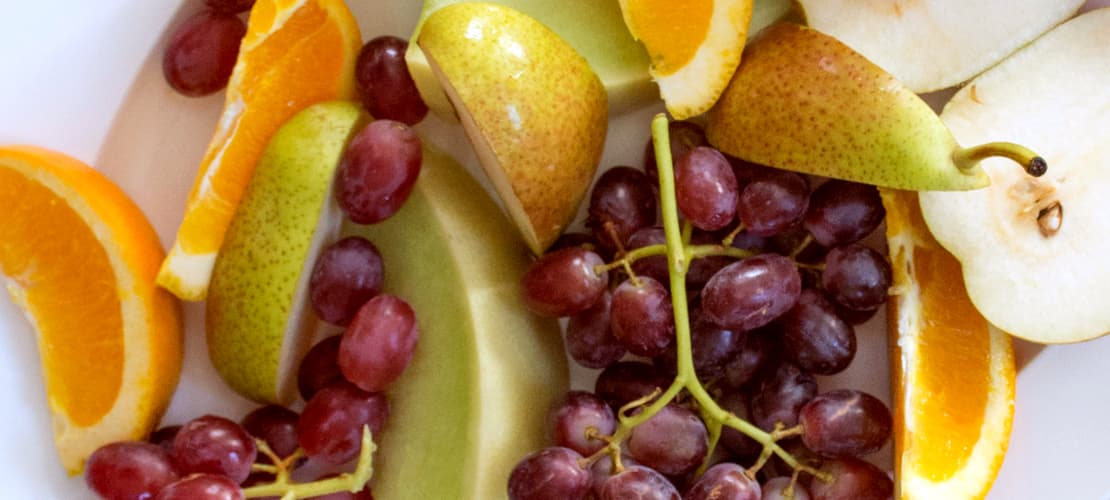 seasonal fruit platter